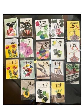 Handmade floral & Botanical Greeting Cards -